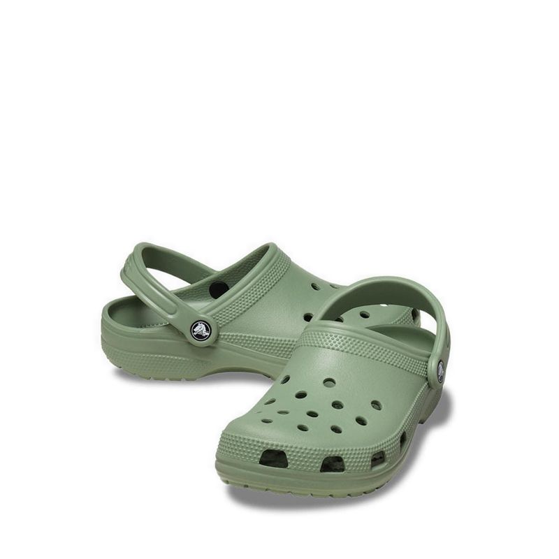 Crocs Classic Unisex Clog - Moss - Gambar 3