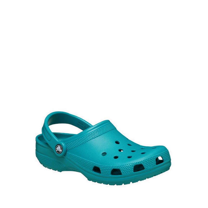 Crocs Classic Unisex Clog - Turbo Teal - Gambar 3