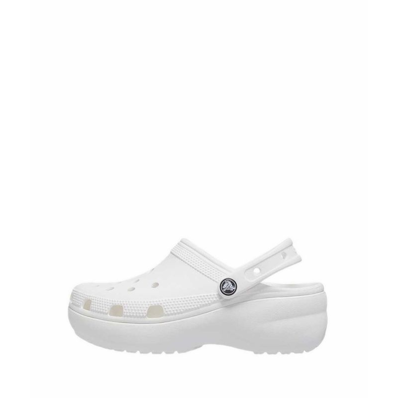 Crocs Classic Unisex Clog - Platform Clog W White - Gambar 2