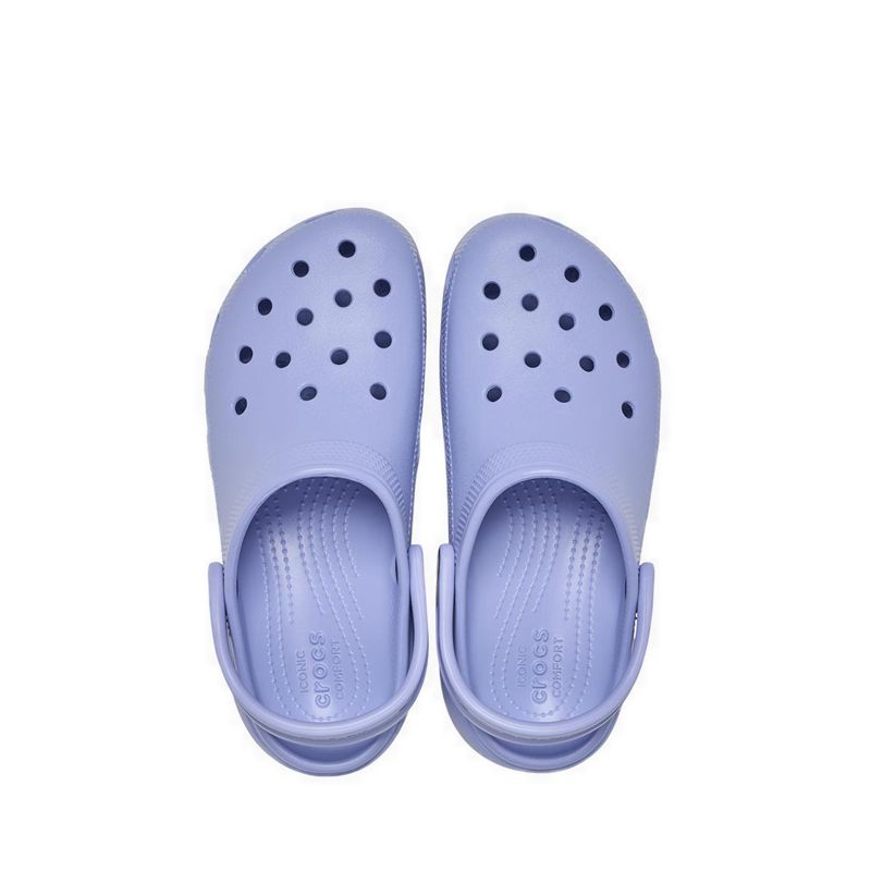 Crocs Classic Platform Women Clog - Blue Haze - Gambar 6
