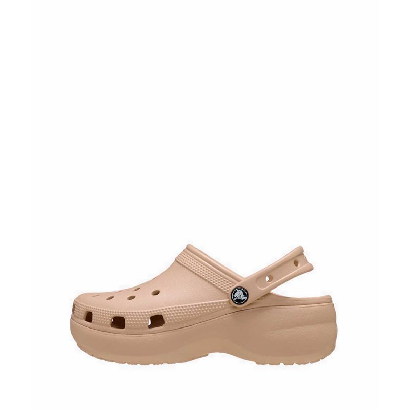 Crocs Classic Platform Women Clog - Pink Caramel - Gambar 2