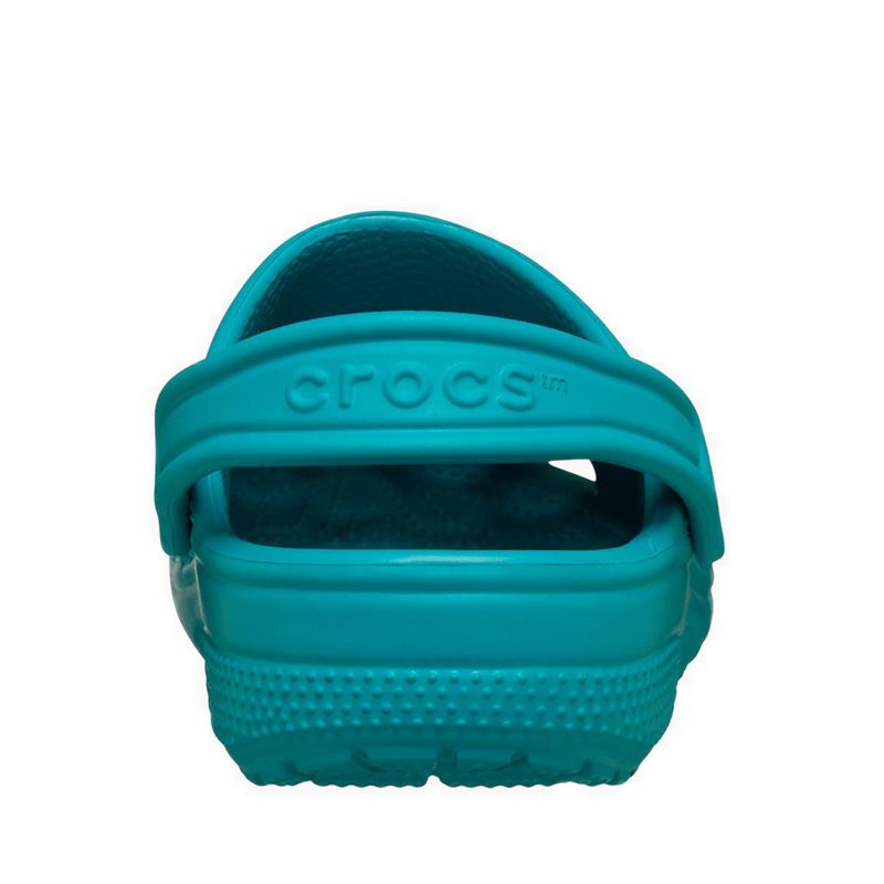 Crocs Classic Kids Clog - Turbo Teal - Gambar 5