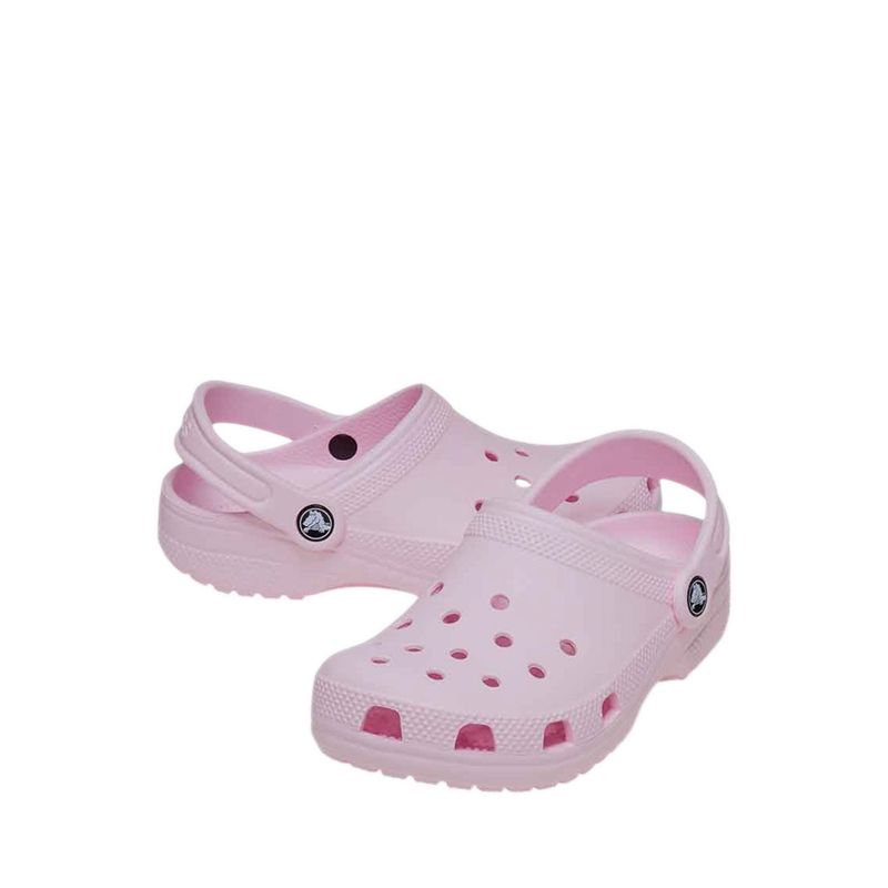 Crocs Classic Kids Clog - Pink Milk - Gambar 4