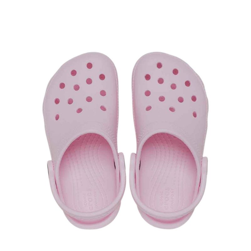 Crocs Classic Kids Clog - Pink Milk - Gambar 6