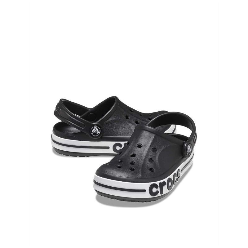 Crocs Bayaband Clog Kids - Black - Gambar 3