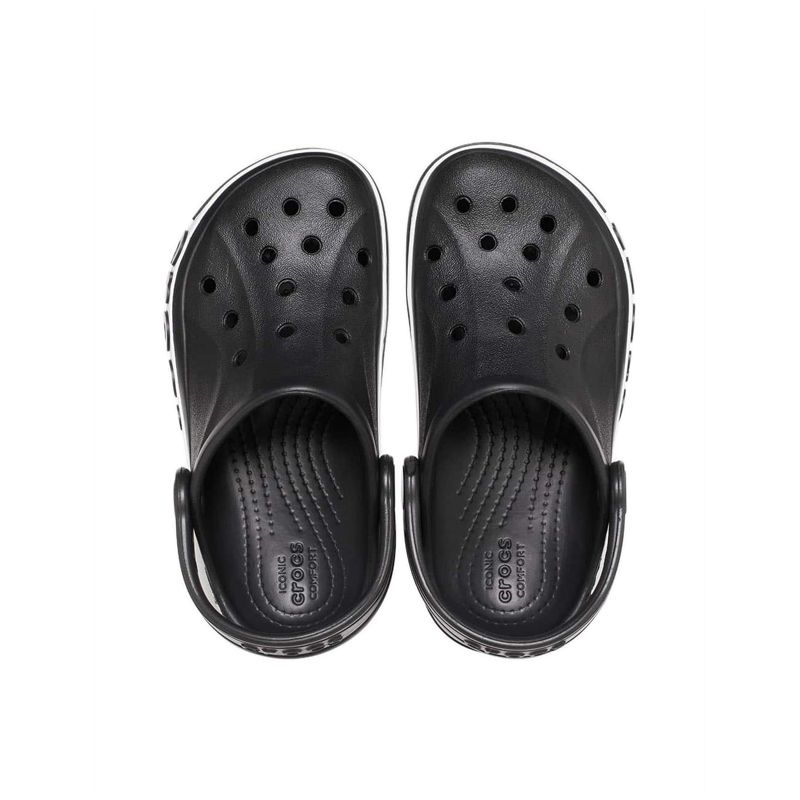 Crocs Bayaband Clog Kids - Black - Gambar 4