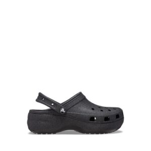 Crocs Classic Platform Glitter Women Clog - Black