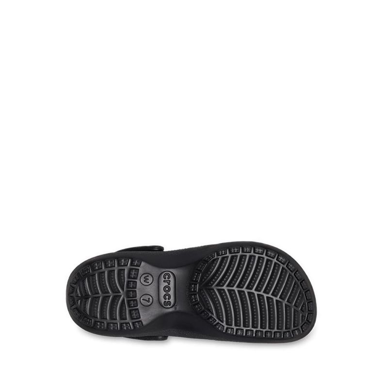 Crocs Classic Platform Glitter Women Clog - Black - Gambar 6