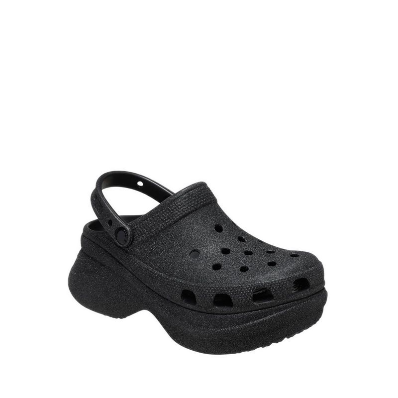 Crocs Bae Glitter Women Clog - Black - Gambar 3
