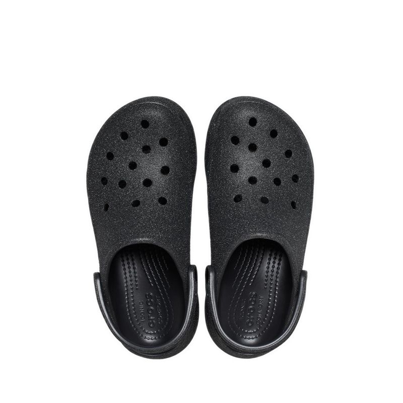 Crocs Bae Glitter Women Clog - Black - Gambar 6