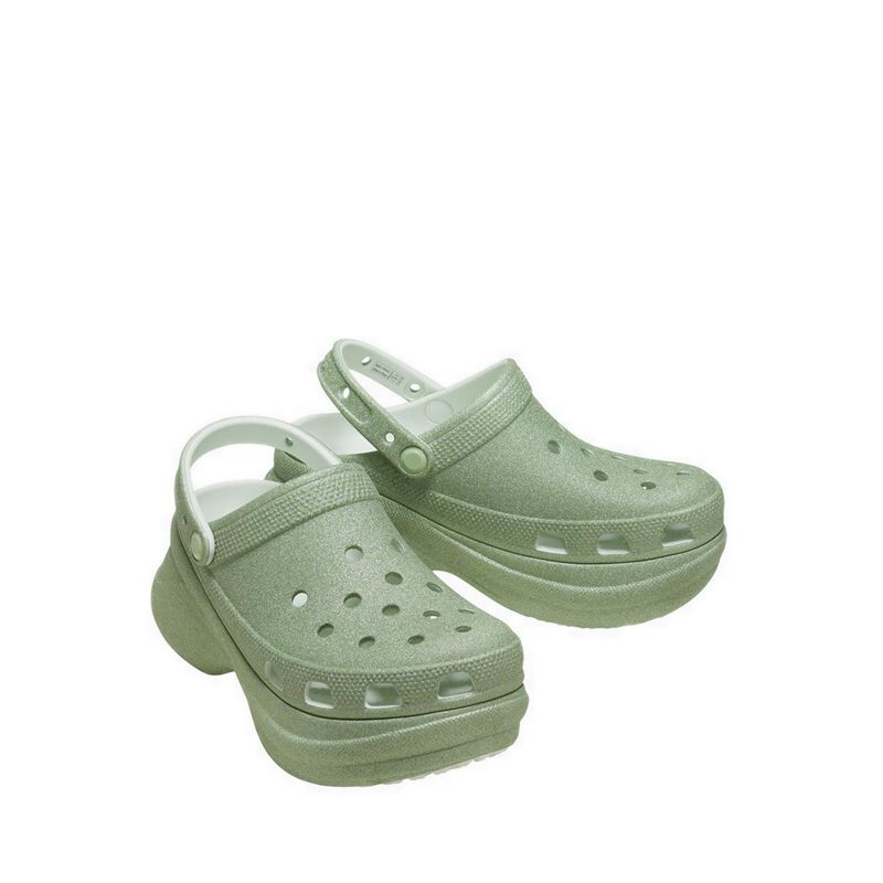 Crocs Classic Bae Glitter Women Clog - Mint Tint - Gambar 4