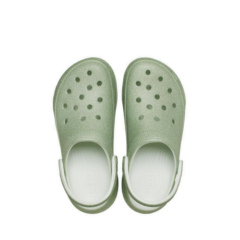 Crocs Classic Bae Glitter Women Clog - Mint Tint - Gambar 6