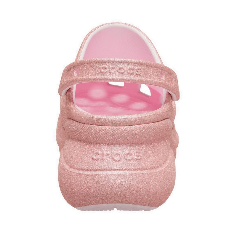Crocs Bae Glitter Women Clog - Pink Milk - Gambar 5
