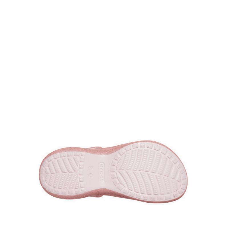 Crocs Bae Glitter Women Clog - Pink Milk - Gambar 7