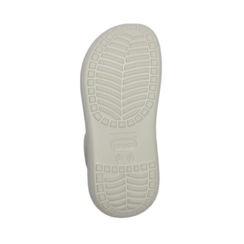 Crocs Classic Crush Clog - Bone - Gambar 5
