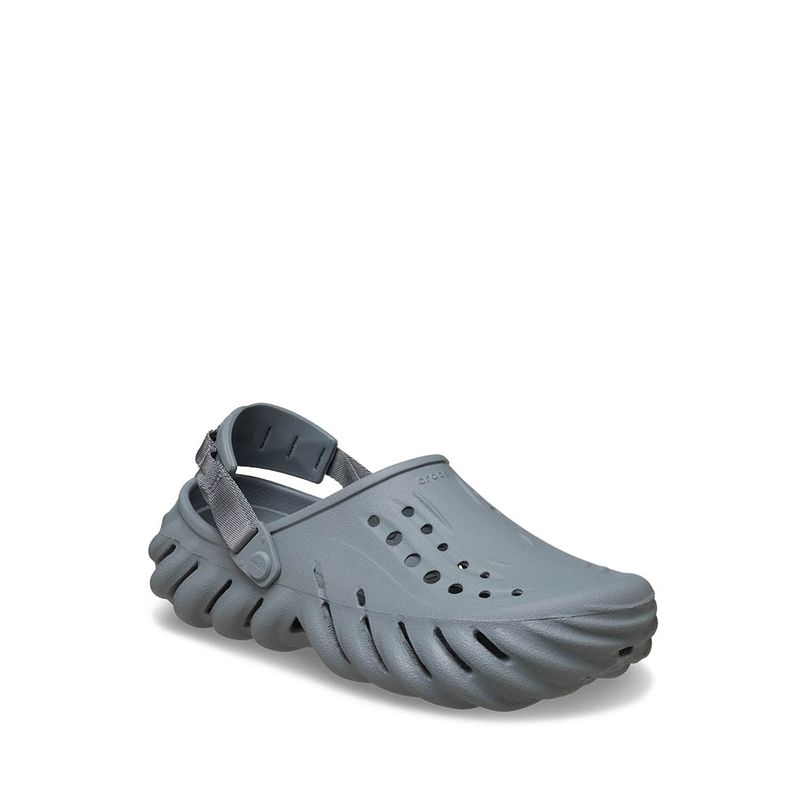 Crocs Echo Unisex Clog - Concrete - Gambar 3