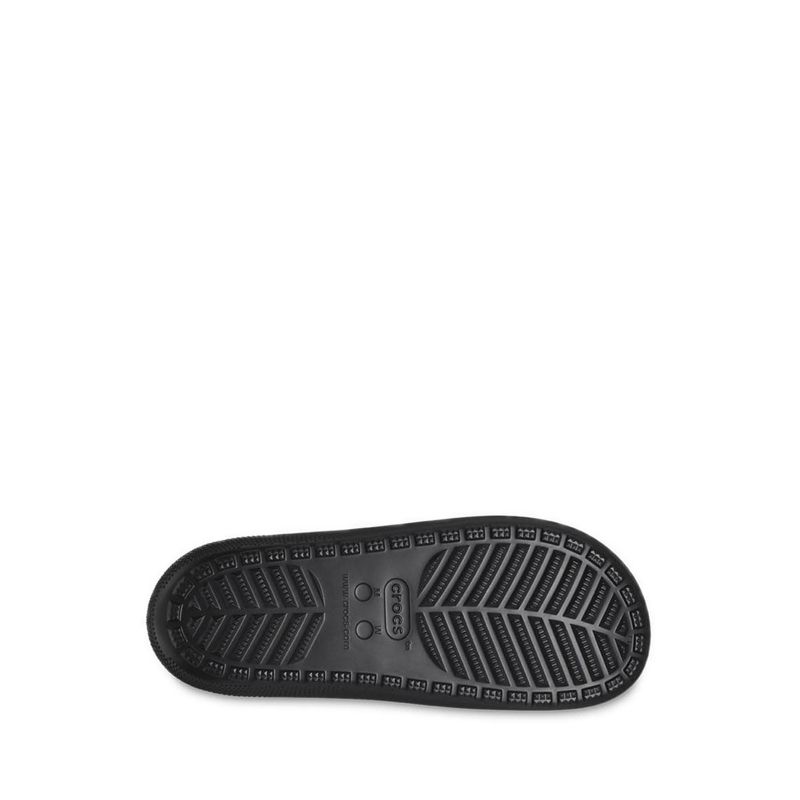 Crocs Classic Unisex Slide v2 - Black - Gambar 6