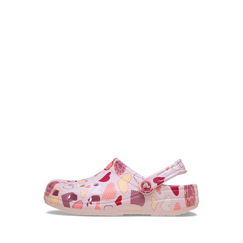 Crocs Classic Valentine's Day Clog - Pink Milk/Hearts - Gambar 2