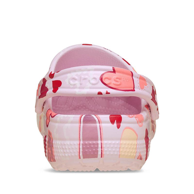 Crocs Classic Valentine's Day Clog - Pink Milk/Hearts - Gambar 5