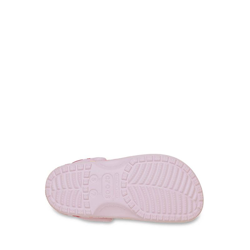 Crocs Classic Valentine's Day Clog - Pink Milk/Hearts - Gambar 7