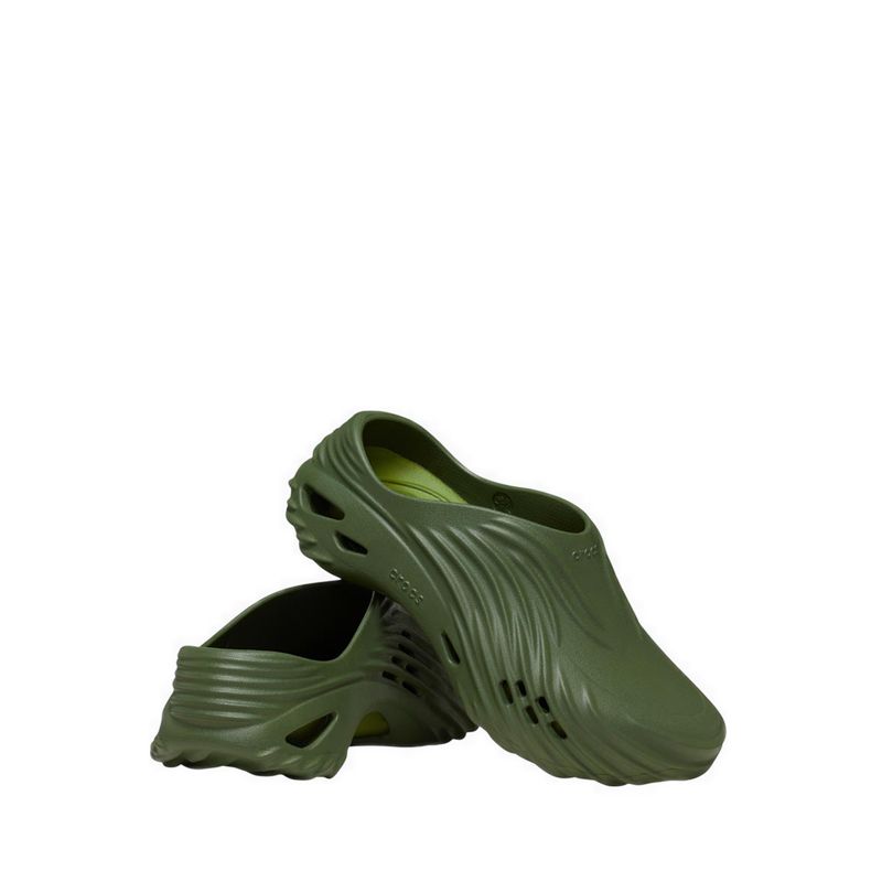 Crocs Echo Wave Unisex Clog - Army Green - Gambar 4