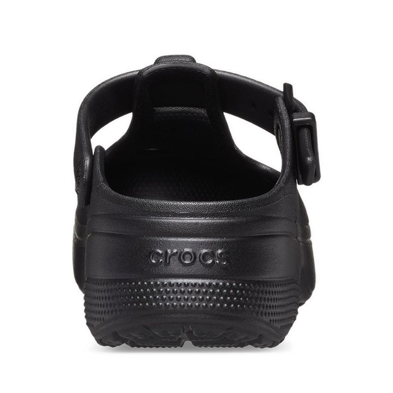 Crocs Classic Mary Jane Unisex Clog - Black - Gambar 4