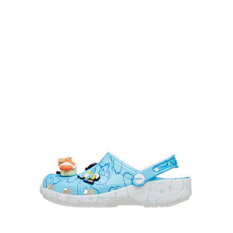 Crocs Smurfs Classic Unisex Clog - Multi - Gambar 2