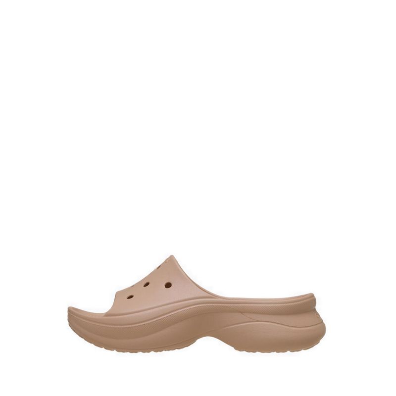 Crocs Bae Slide Women Clog - Pink Caramel - Gambar 2