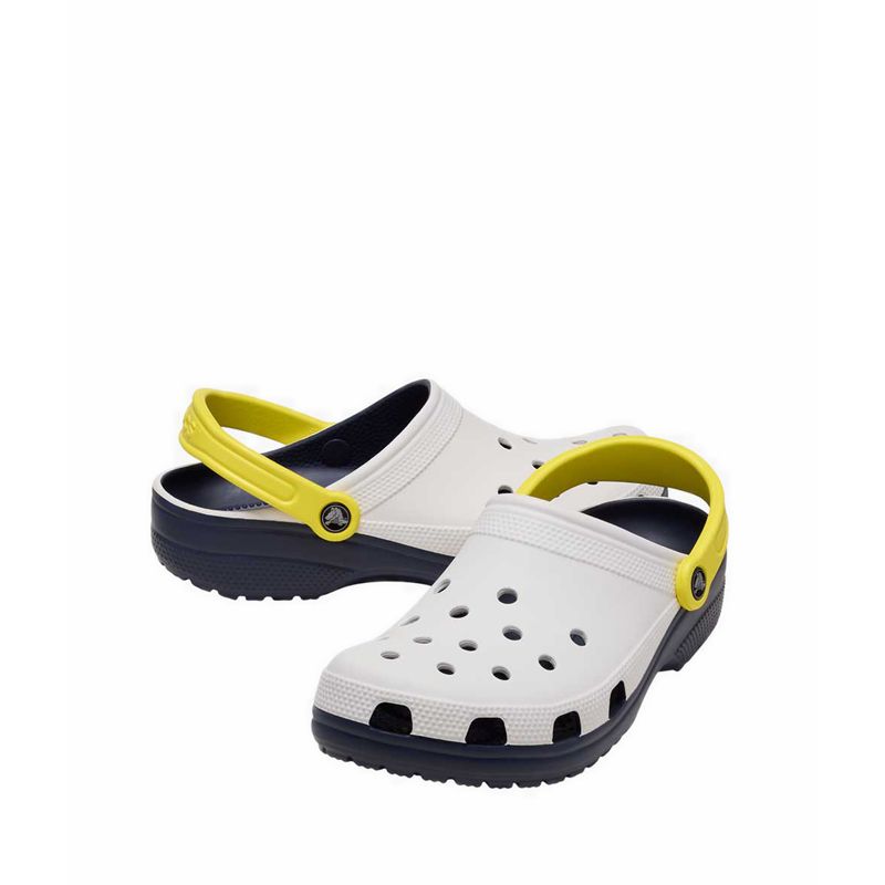 Crocs Classic Retro Sport Unisex Clog - White - Gambar 4