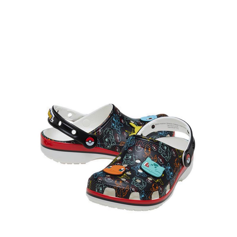 Crocs Pokemon Print Classic Kids Clog - Multi - Gambar 4