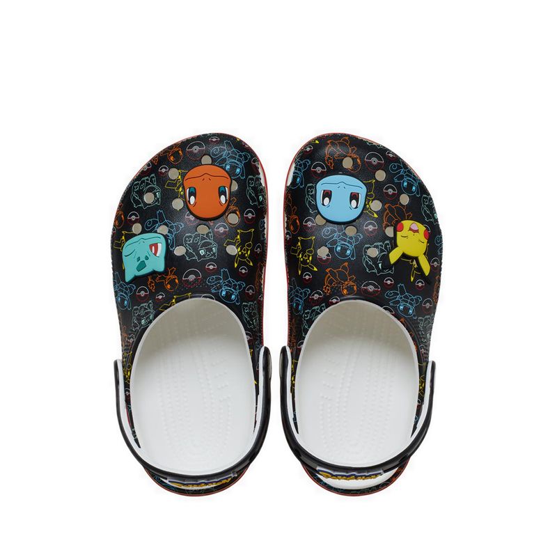 Crocs Pokemon Print Classic Kids Clog - Multi - Gambar 6