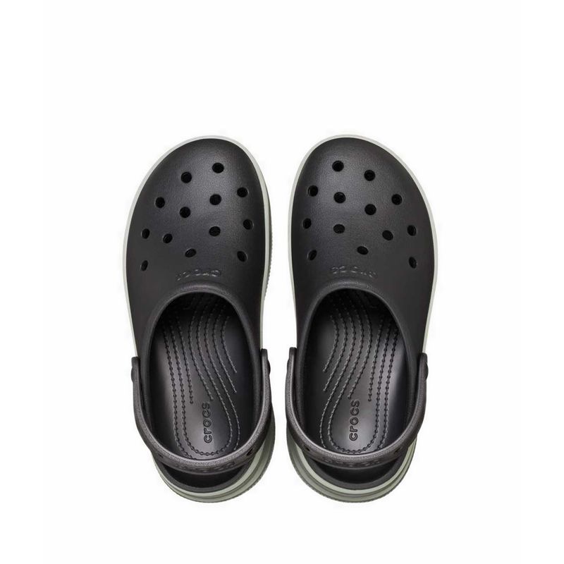 Crocs Classic Stacked Unisex Clog - Black - Gambar 6