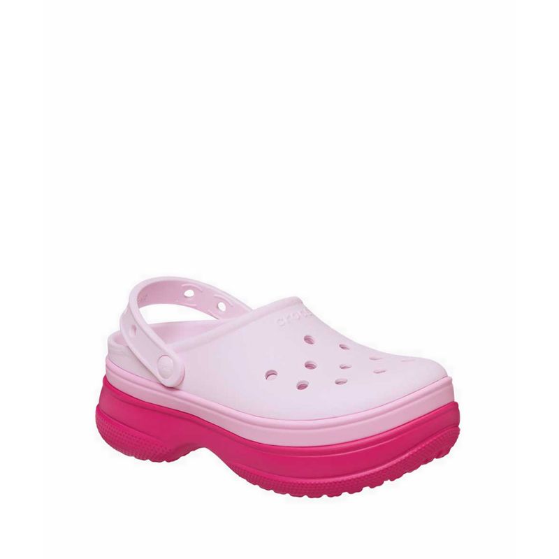 Crocs Classic Stacked Unisex Clog - Dragon Fruit - Gambar 3