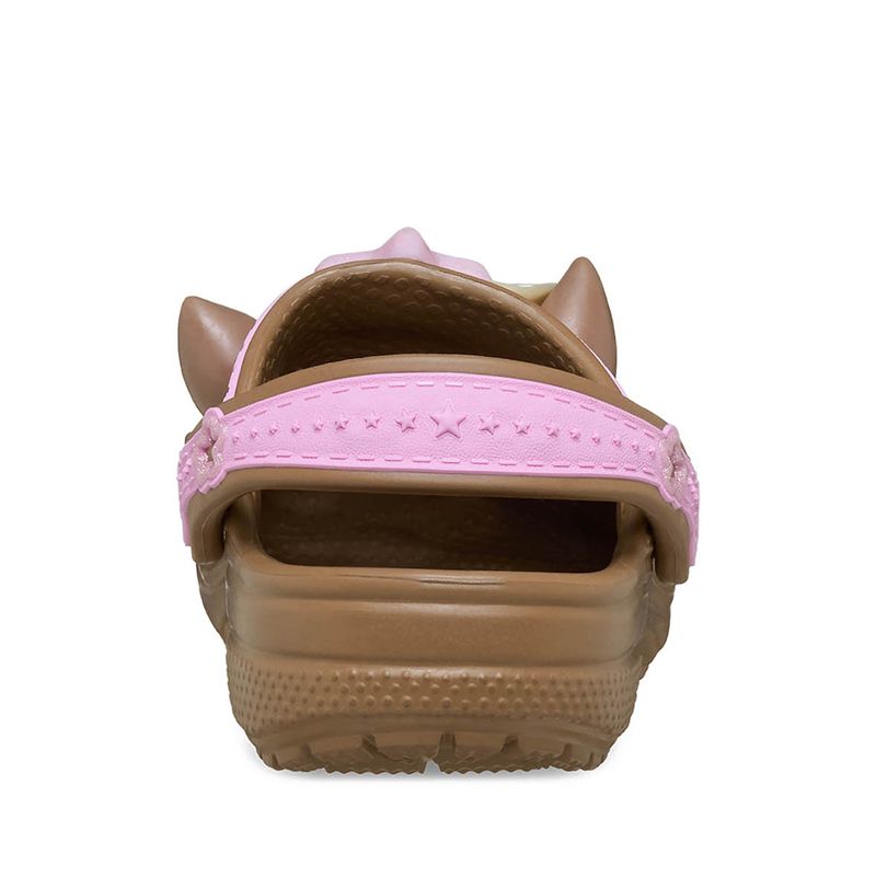 Crocs Classic IAM Horse Toddler Clog - Milk Chocolate - Gambar 6