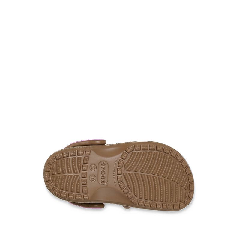 Crocs Classic IAM Horse Toddler Clog - Milk Chocolate - Gambar 8