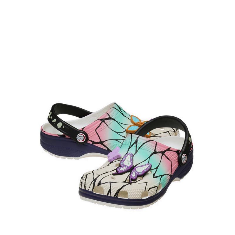 Crocs Demon Slayer Shinobu Classic Unisex Clog - Multi - Gambar 3
