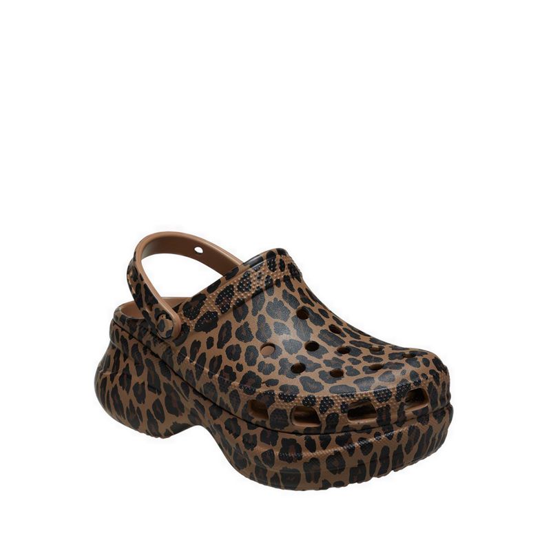 Crocs Bae Animal Women Clog - Sepia/Leopard - Gambar 3
