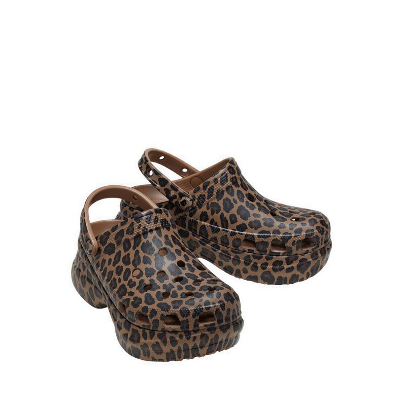 Crocs Bae Animal Women Clog - Sepia/Leopard - Gambar 4