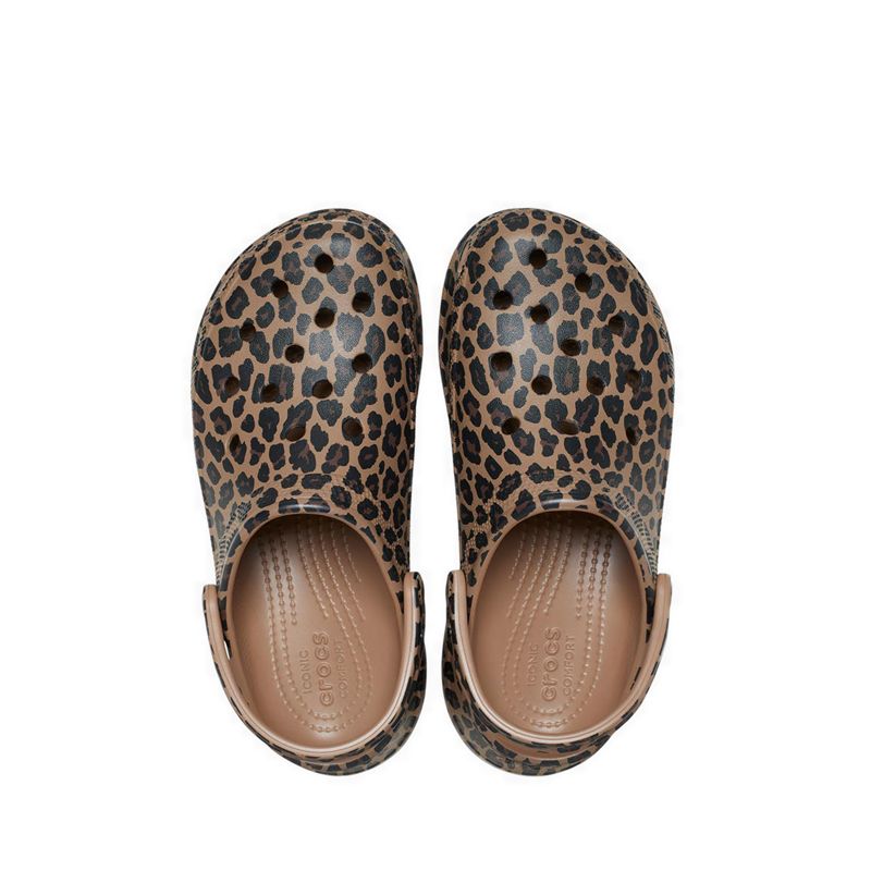 Crocs Bae Animal Women Clog - Sepia/Leopard - Gambar 6