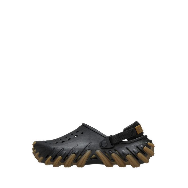 Crocs Echo Gum RO Unisex Clog - Black - Gambar 2