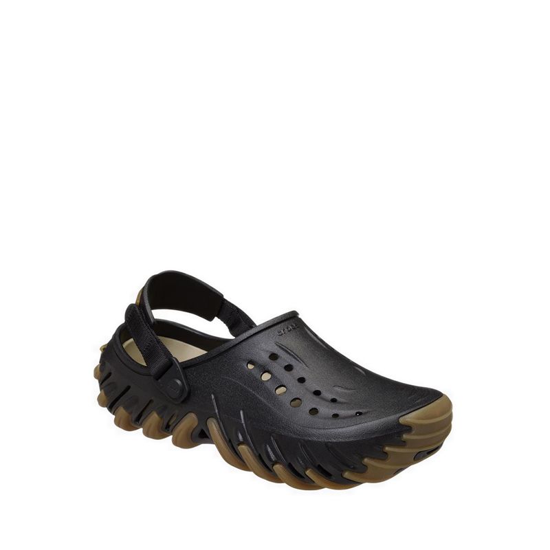 Crocs Echo Gum RO Unisex Clog - Black - Gambar 3
