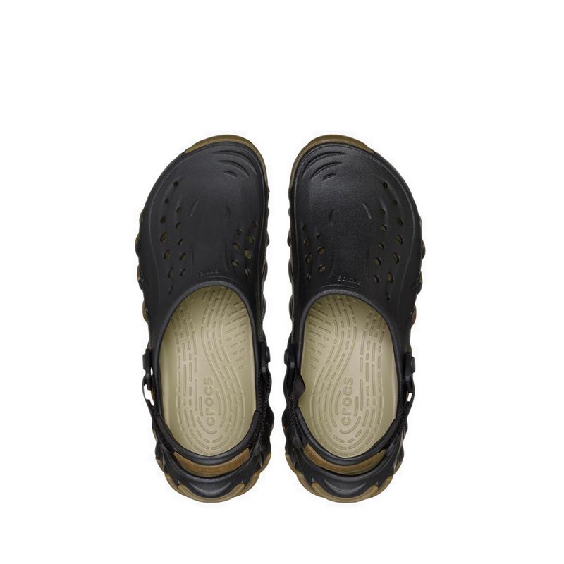 Crocs Echo Gum RO Unisex Clog - Black - Gambar 6