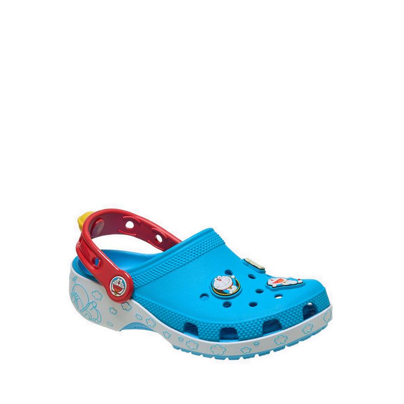Crocs Doraemon Classic Kids Clog - Multi - Gambar 3