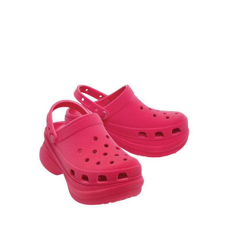 Crocs Bae Velvet Women Clog - Digital Raspberry - Gambar 4