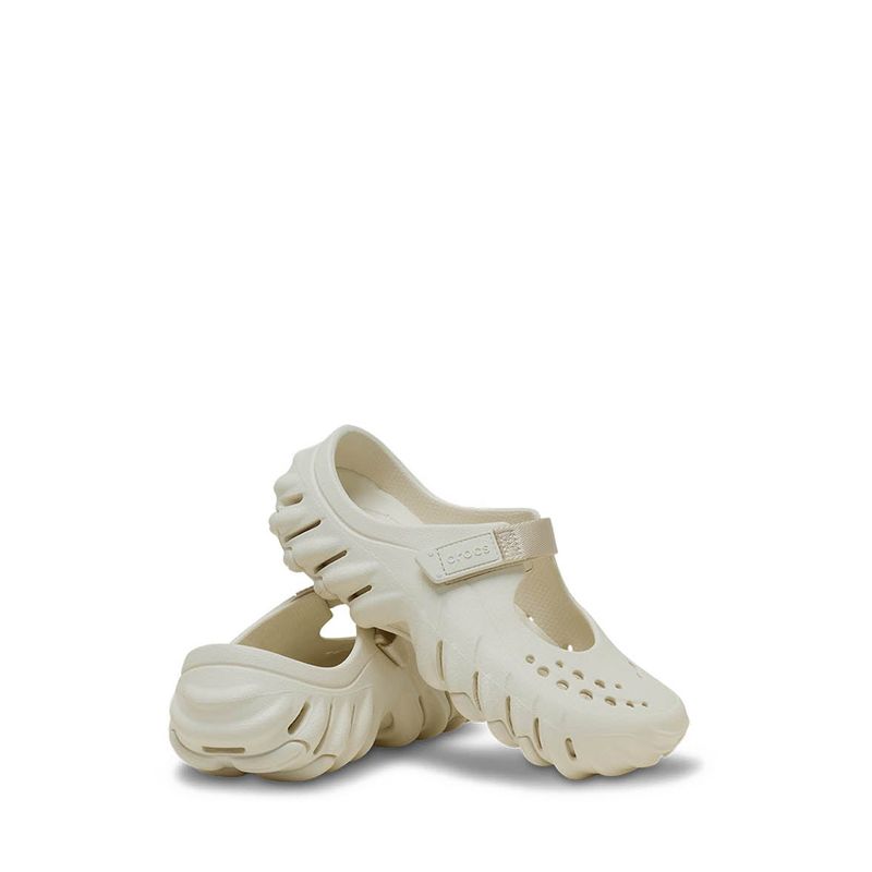 Crocs Echo Mary Jane Women Clog - Summit White - Gambar 5