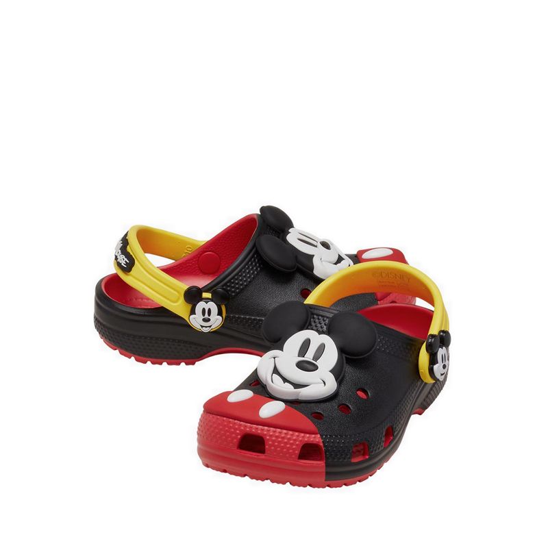 Crocs Mickey Mouse Classic Kids Clog - Multi - Gambar 4