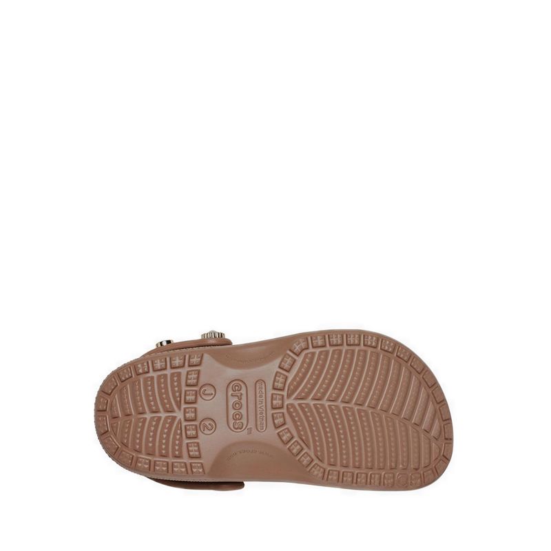 Crocs Classic Pinnacle Embellishment Kids Clog - Latte - Gambar 7