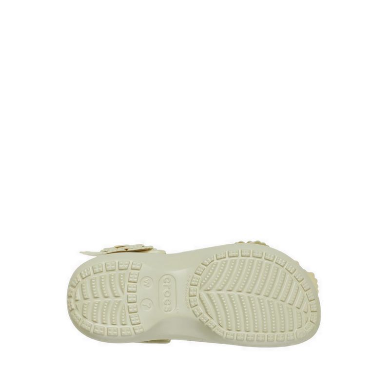 Crocs Classic Platform Lace Floral Women Clog - Bone - Gambar 6