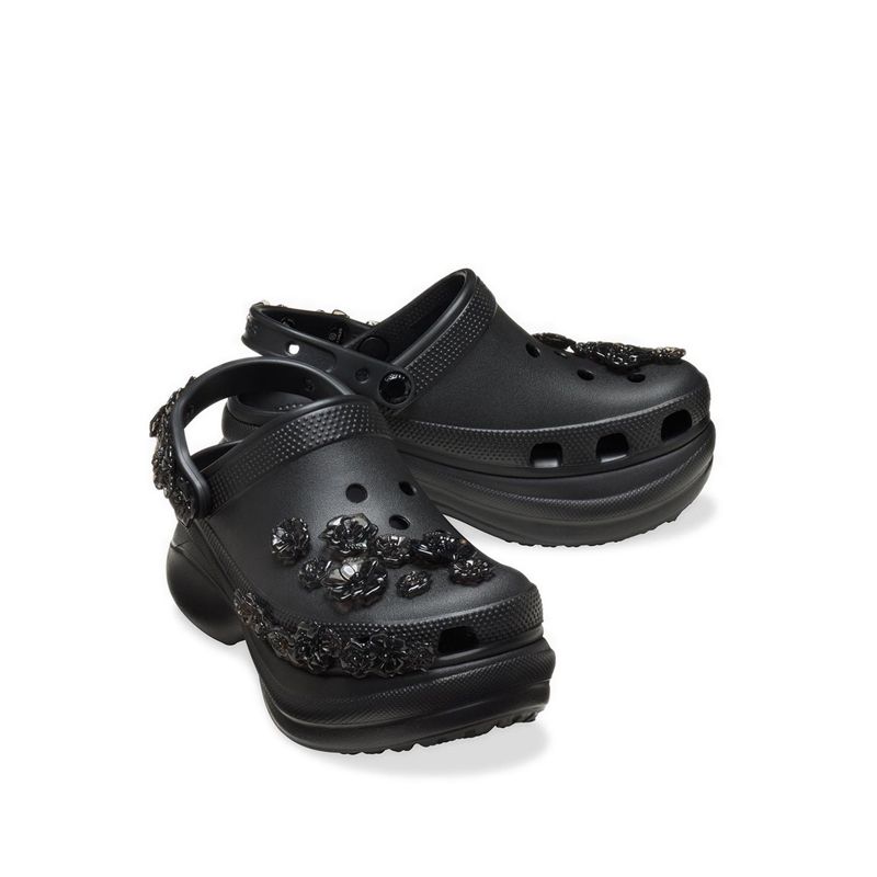 Crocs Bae Translucent Floral Women Clog - Black - Gambar 2