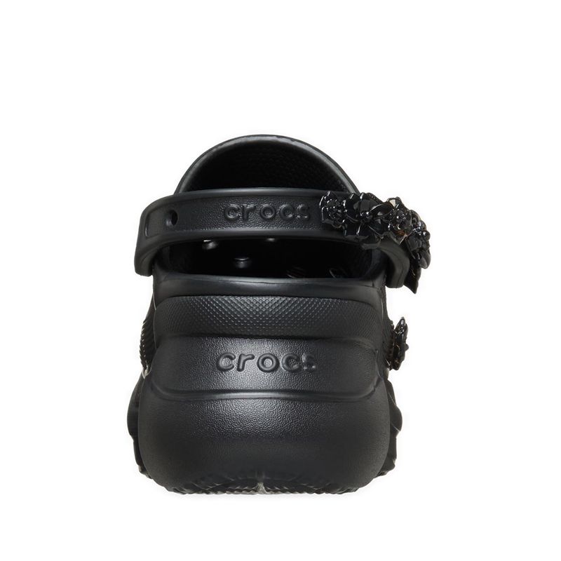 Crocs Bae Translucent Floral Women Clog - Black - Gambar 3